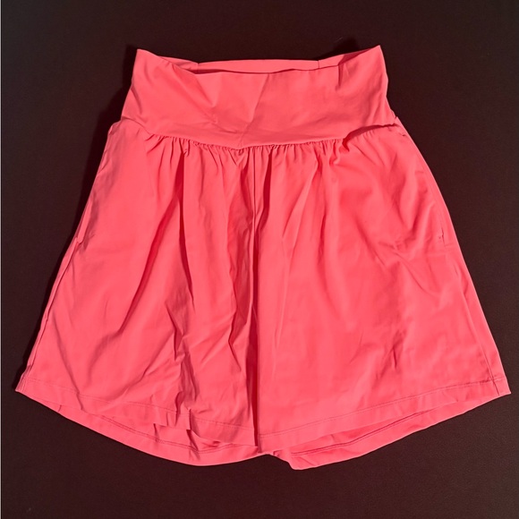 HALARA Pants - Halara Coral Pink Flowy Athletic Shorts 7” Inseam Size L Tennis Style